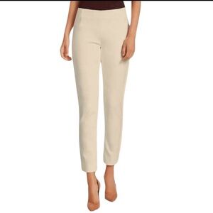 Lela Rose Catherine Cropped Stretch Twill Pants